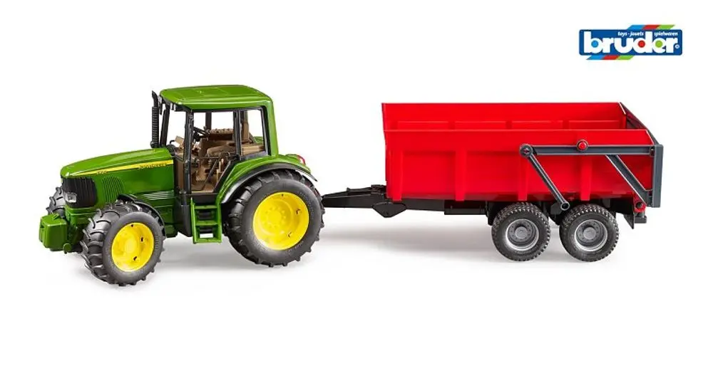 Bruder Traktor John Deere a sklápěcí valník