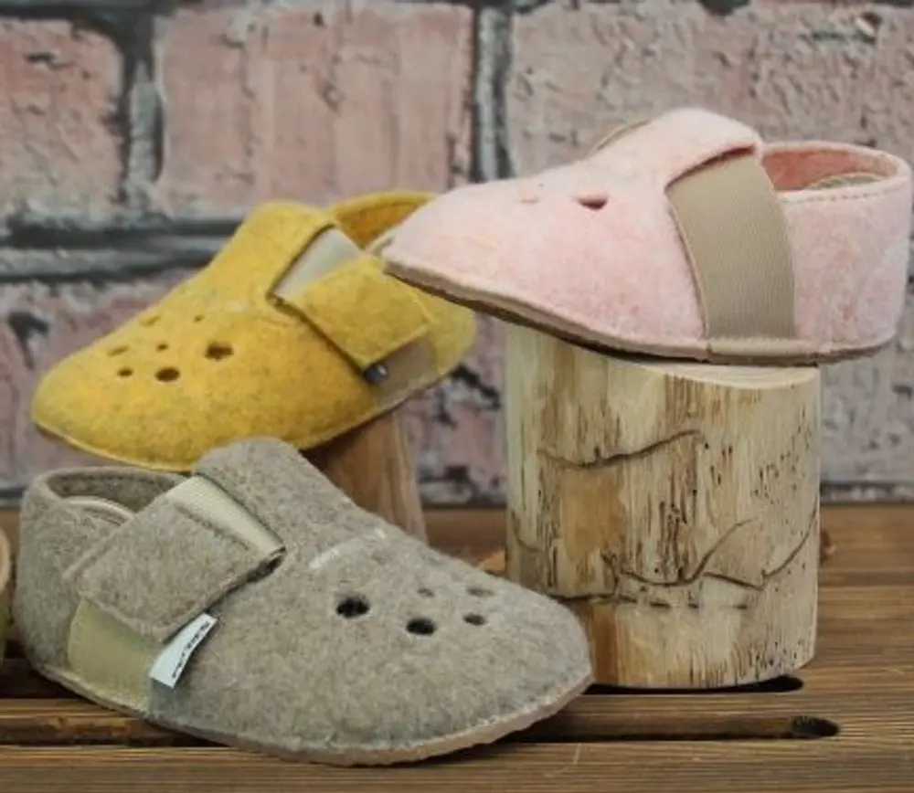 Pegres filcové přezůvky barefoot BF04 RŮŽOVÉ - 28
