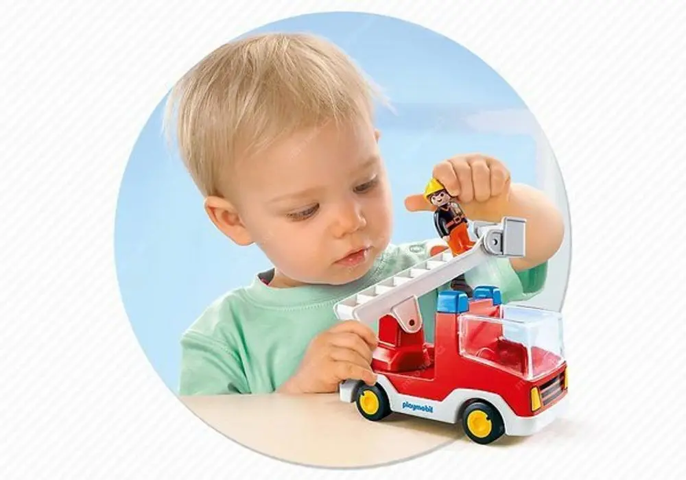 Playmobil 6967 Hasičské auto s žebříkem a košem
