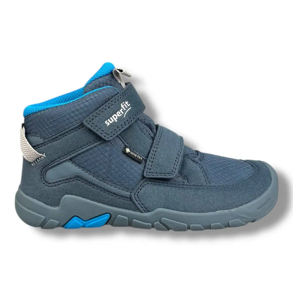 Superfit TRACE 1-006042-8000 – dětské barefoot boty s GORE-TEX membránou, modré - 28