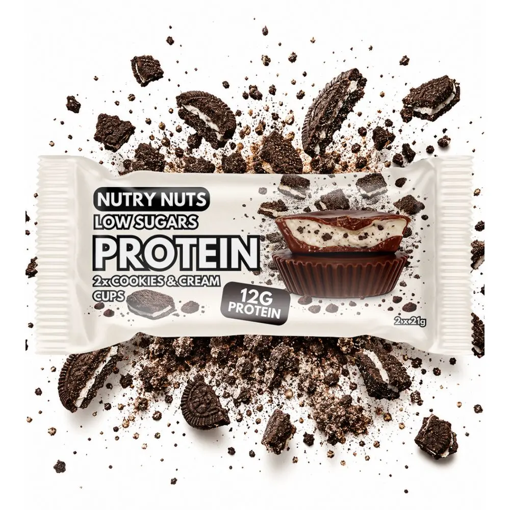 TOPNATUR Proteinové košíčky Cookies & cream, 2x21 g