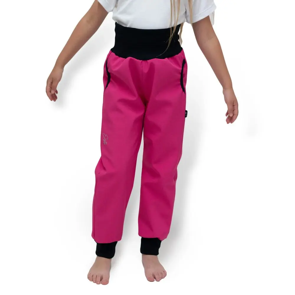 ESITO Rostoucí softshellové kalhoty Sport Raspberry pink - malinová - 104 malinová