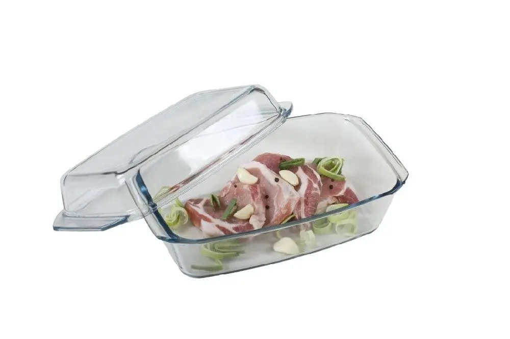 mísa 3,2l hran.+2,2l víko,34,8x20,3x13,2cm,var.sklo,zapék. SIMAX