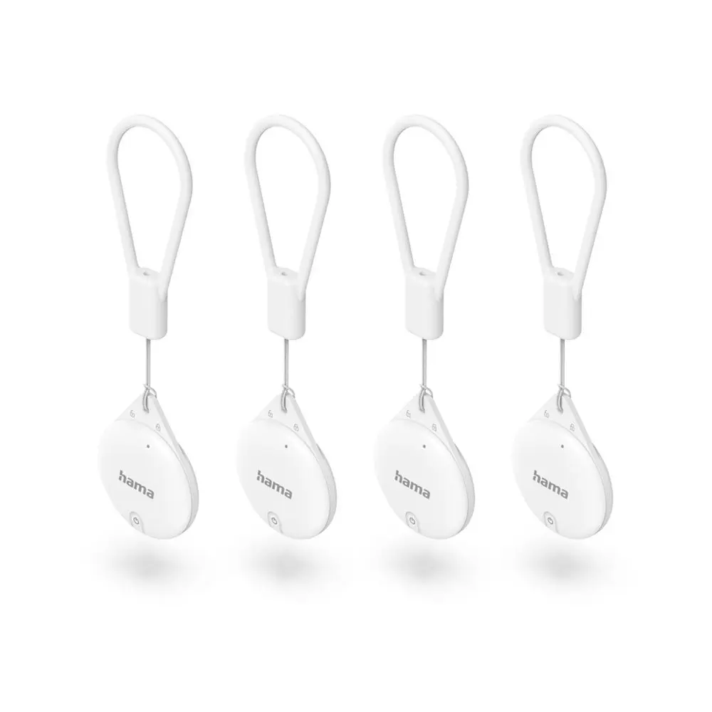 Hama lokalizační čip/ vyhledávač klíčů/ předmětů, Apple Find My, certifikace MFi, Bluetooth, 4 ks