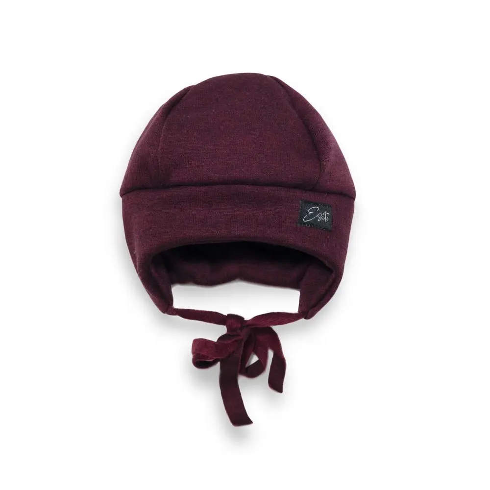 ESITO Čepice pro miminko Warmkeeper ZOE Garnet - vínová -