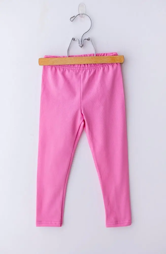 Legíny Lily Grey jednobarevné - bubble gum