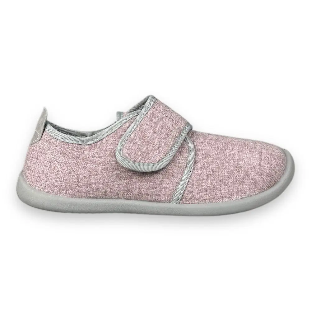 Befado Dívčí BAREFOOT domácí obuv Softer - Růžové -