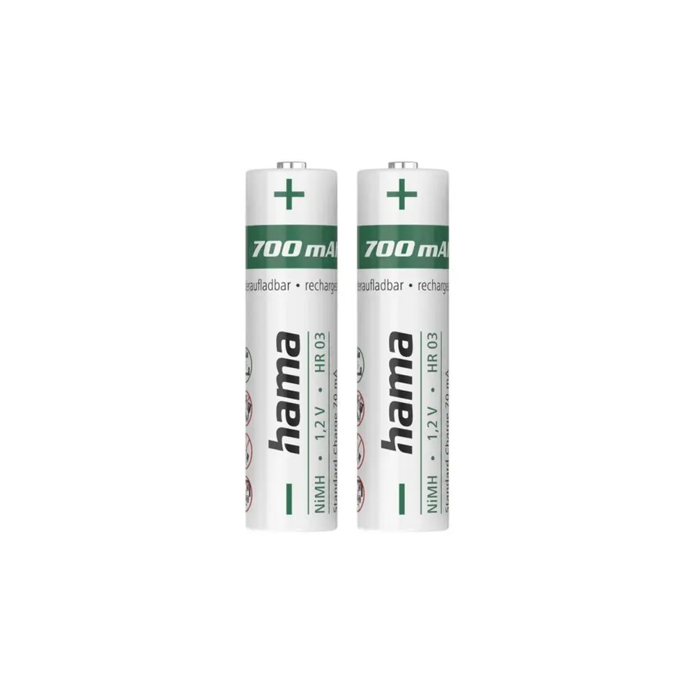 Hama NiMH akumulátor AAA Micro 700 mAh, 2 ks