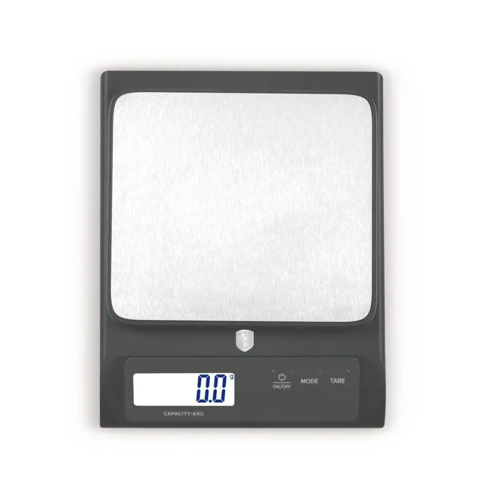 BERLINGERHAUS Kuchyňská váha digitální 6 kg Antracit collection BH-9920