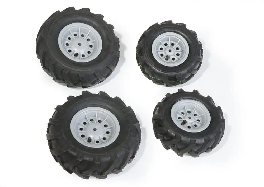 Rollytoys Nafukovací pneumatiky na traktory Junior, Farmtrac - šedé