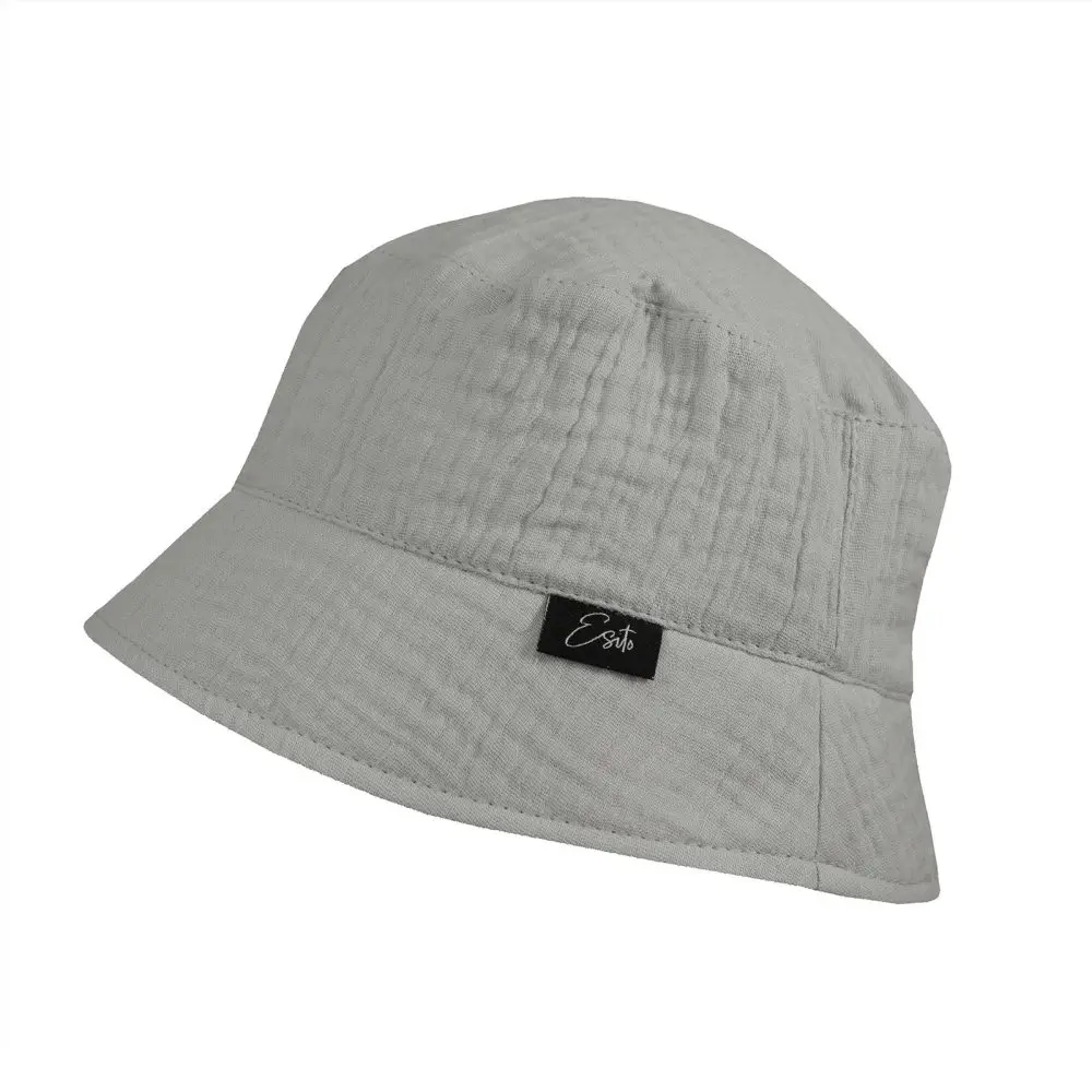 ESITO Dětský klobouk mušelín Dove grey - šedá / XXS -