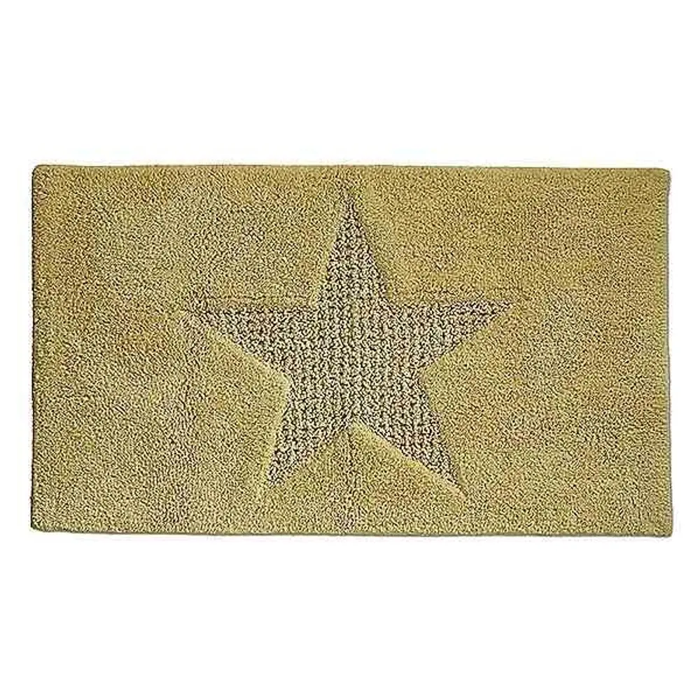 KELA Koupelnová předložka LINDANO 70x120 cm žlutá KL-21122