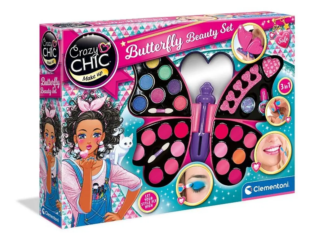 Crazy Chic - Motýl make-up - Clementoni