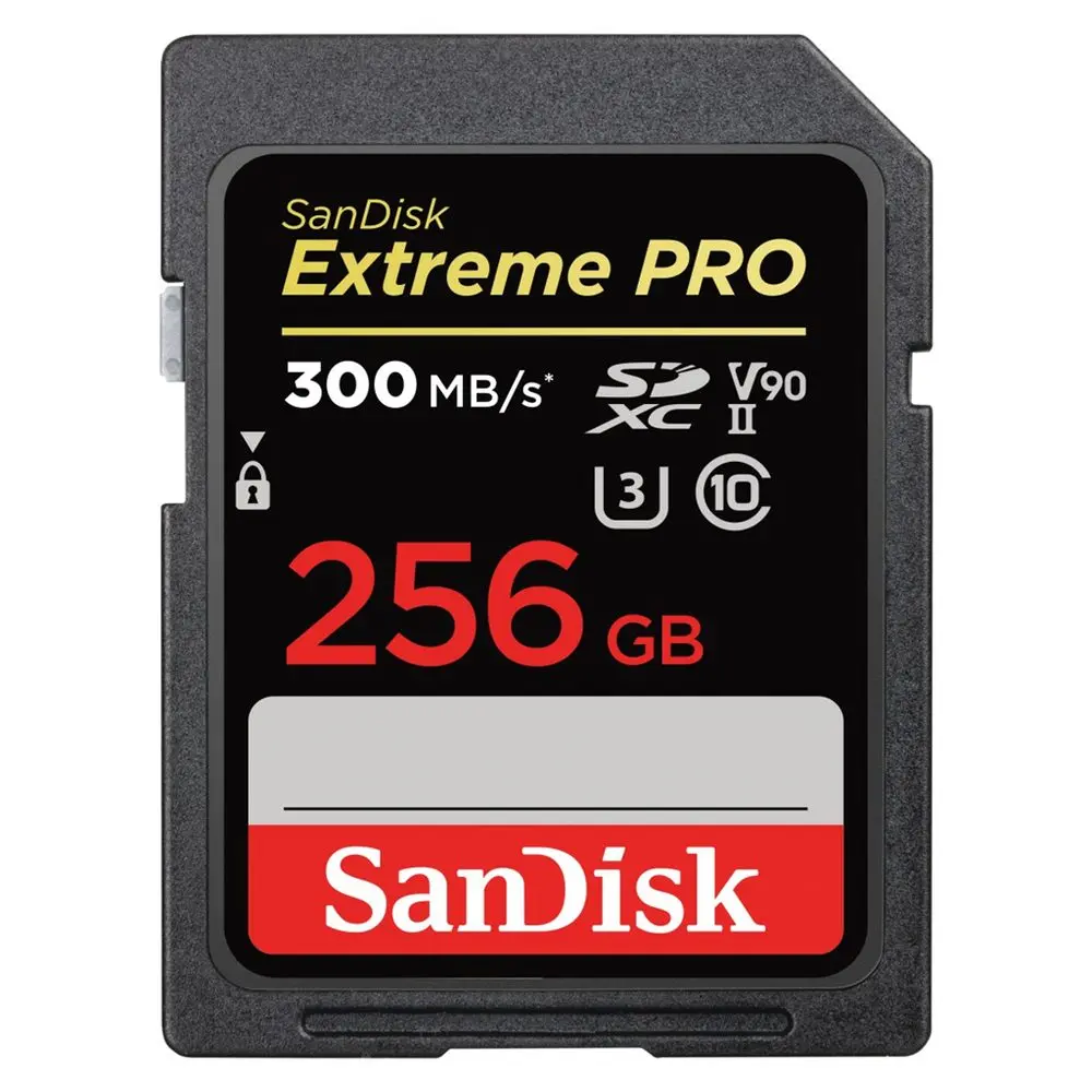 SanDisk Extreme PRO, 256 GB SD UHS-II (V90)