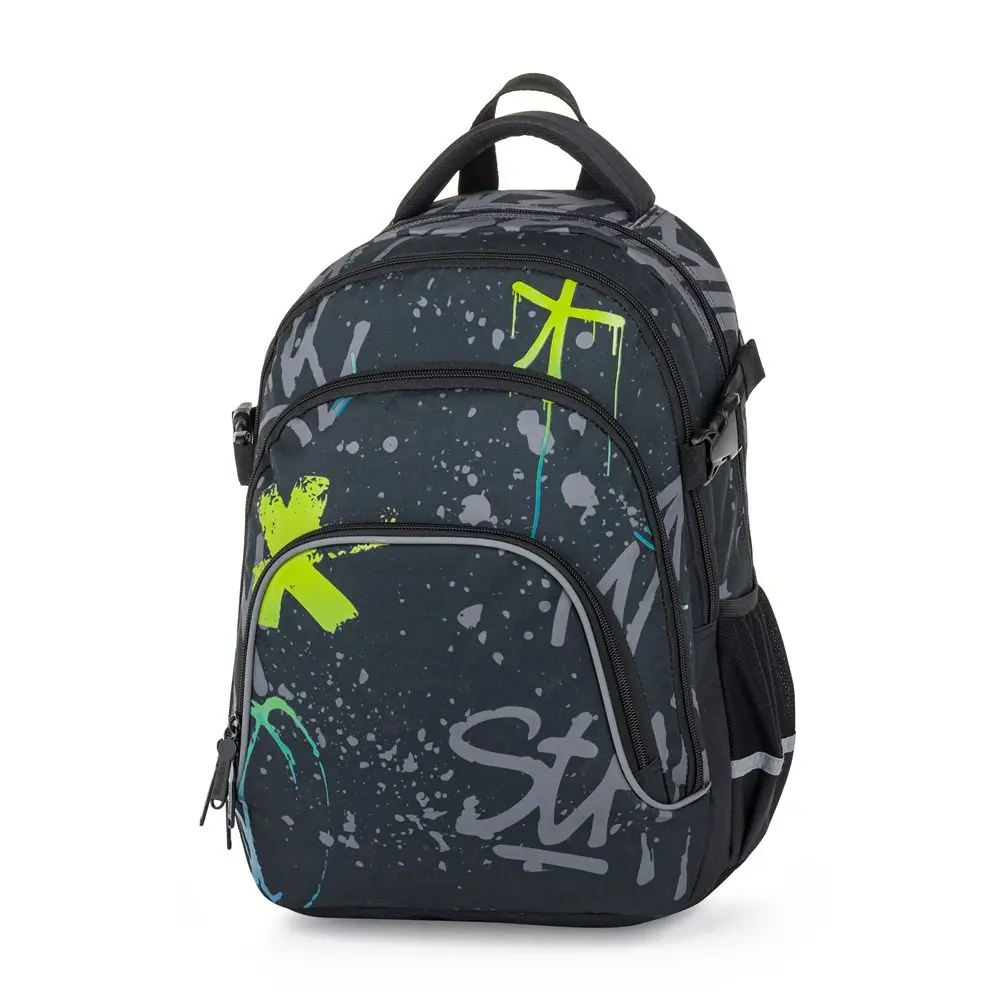Studentský batoh KARTON P+P OXY SCOOLER - Graffiti Blue