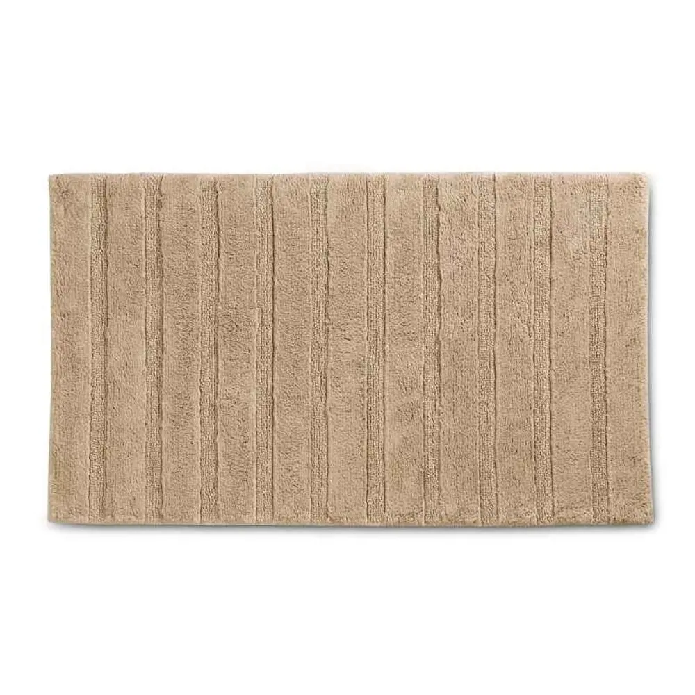 KELA Koupelnová předložka Megan 100% bavlna béžová 100x60x1,6cm KL-24710