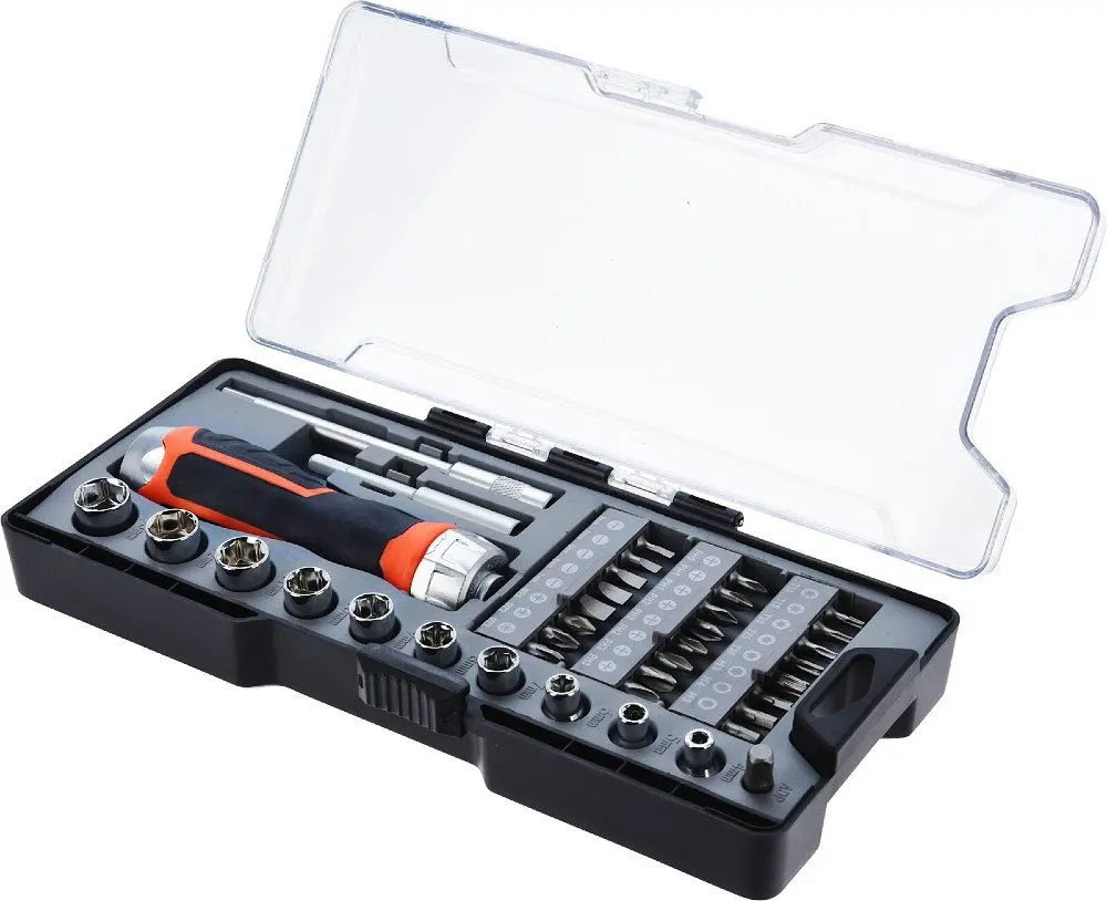 FX TOOLS Ráčna a šroubovák s nástavci sada 38 ks HARDEN KO-CR1001710