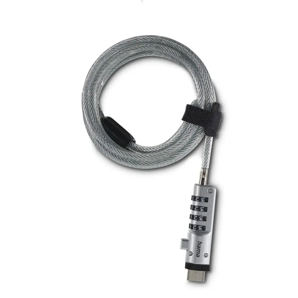 Hama USB zámek pro notebook, 4místný číselný kód