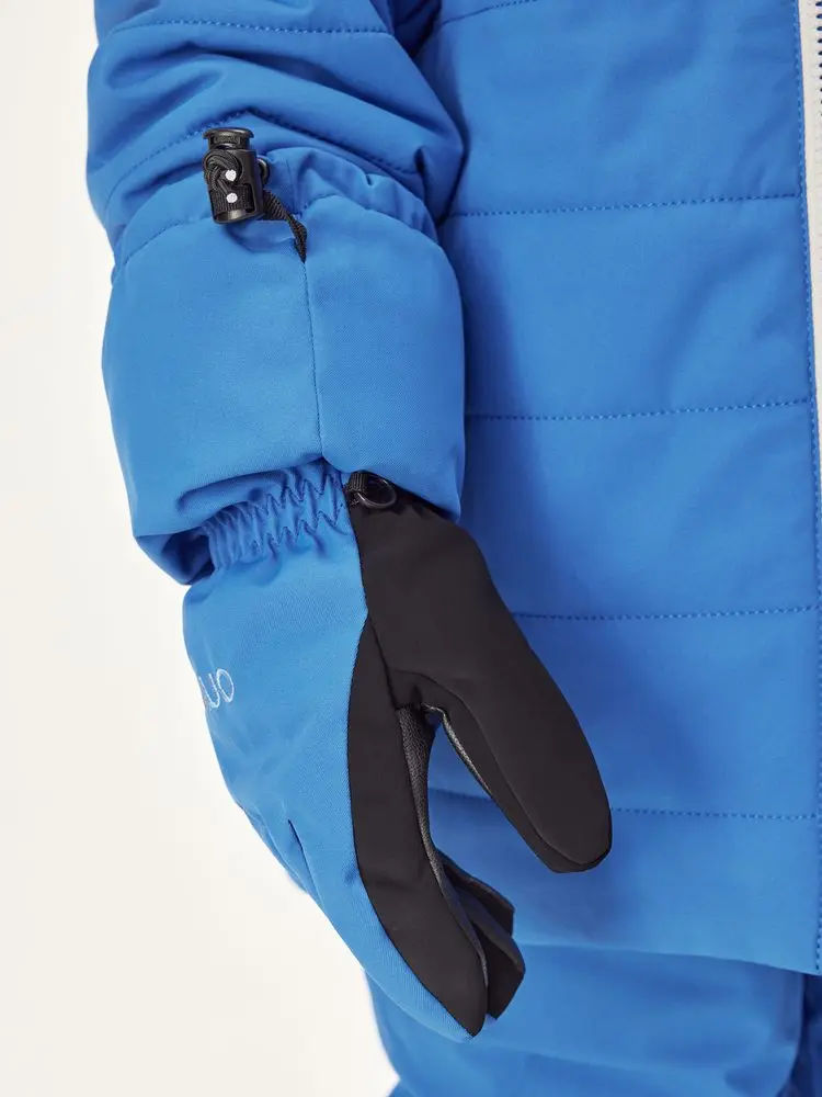 Dětské zimní rukavice UNUO prstové Ski, Sytě modrá Velikost