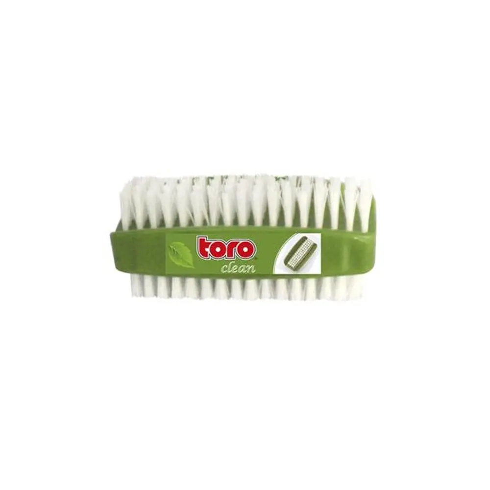 Kartáček oboustranný 9cm TORO zeleno-bílý