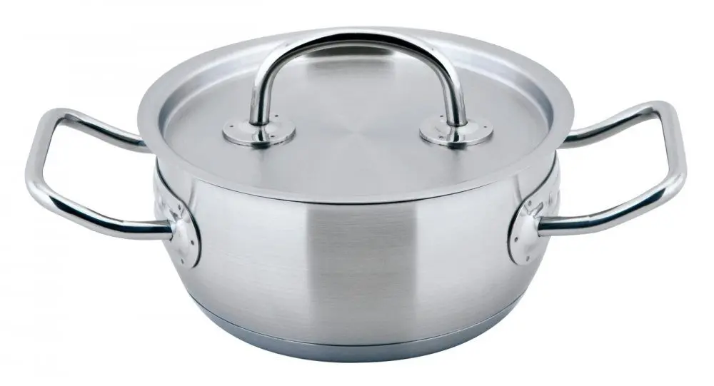 CS SOLINGEN Kastrol s poklicí nerezová ocel 1 l / pr. 16 x 7,5 cm PRO-X CS-043117
