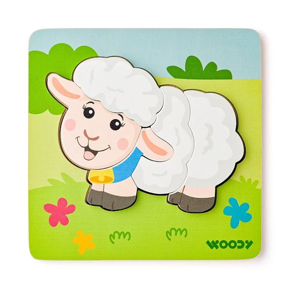 Woody Puzzle Baby ovečka