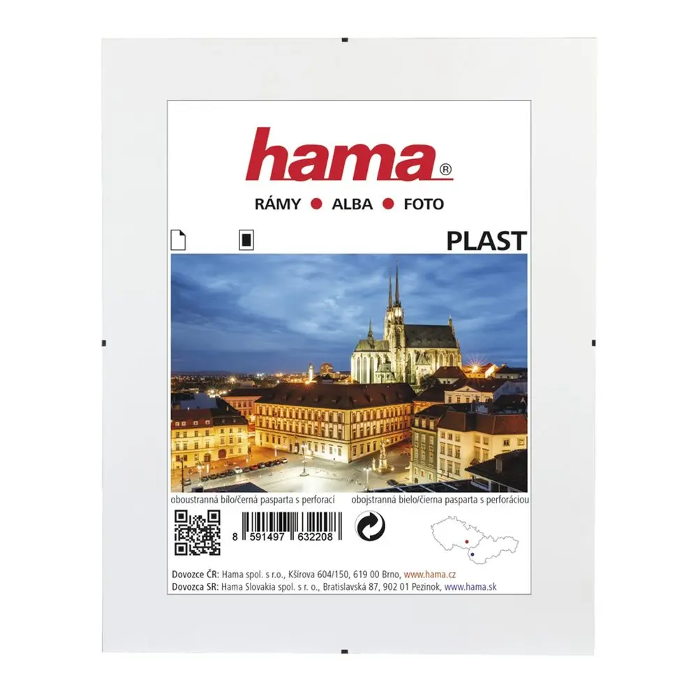 Hama clip-Fix, průhledný plast, 40 x 50 cm