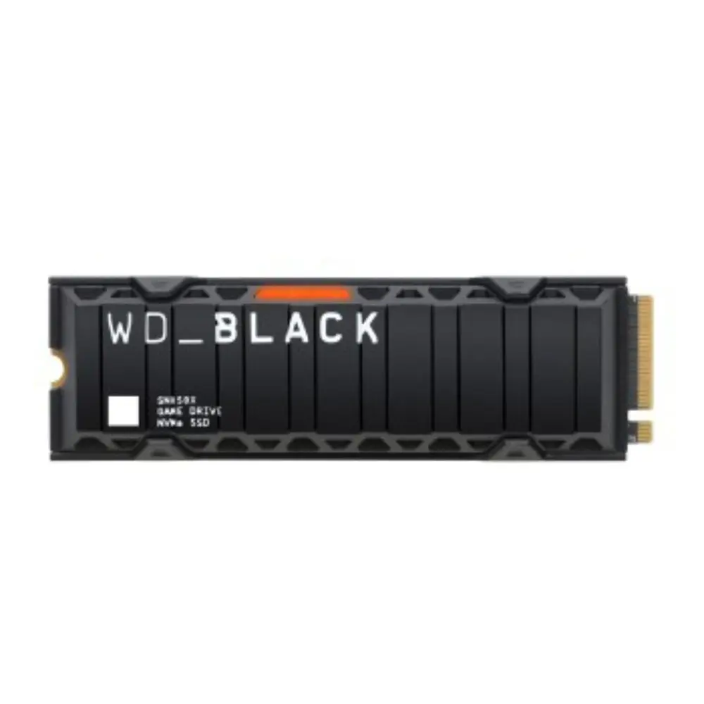 WD BLACK SN850X PCIe Gen 4 Gaming SSD with Heat Sink 2 TB