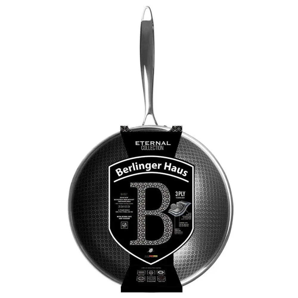 BERLINGERHAUS Pánev WOK s nepřilnavým povrchem 28 cm Eternal Collection BH-8507
