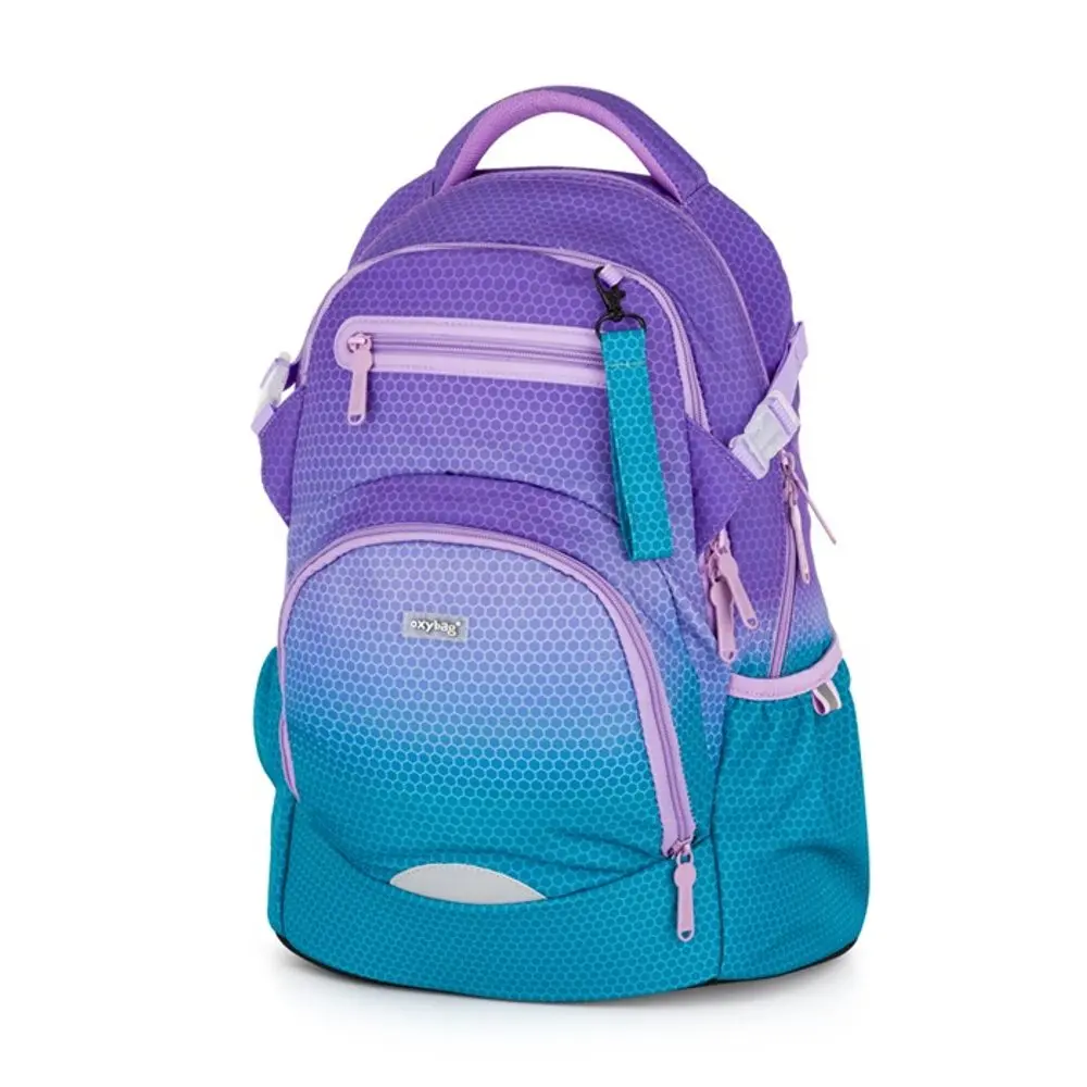 Školní batoh OXY Ombre Blue - Pink