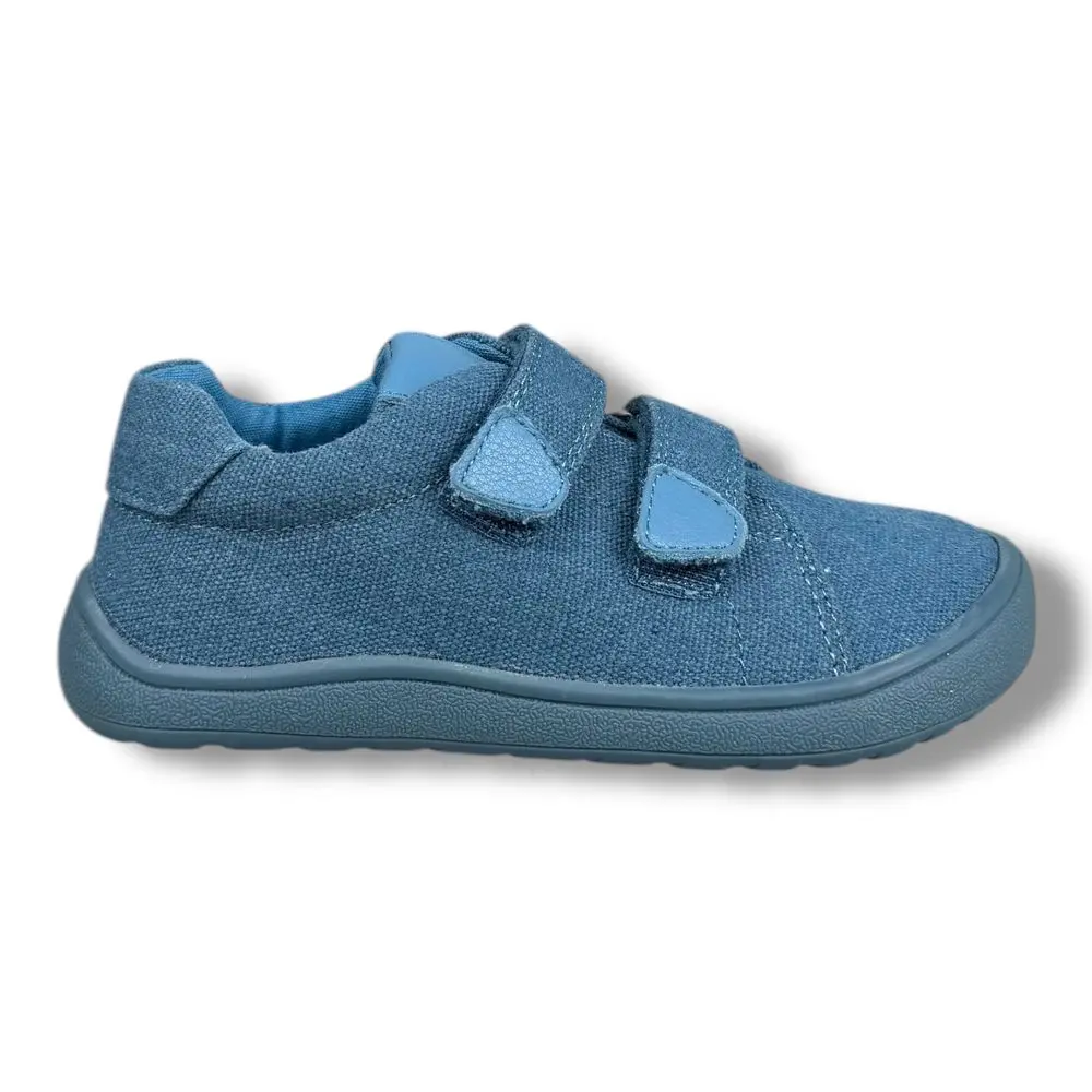 ProtetikaDětské plátěné BAREFOOT tenisky světle modré - 30