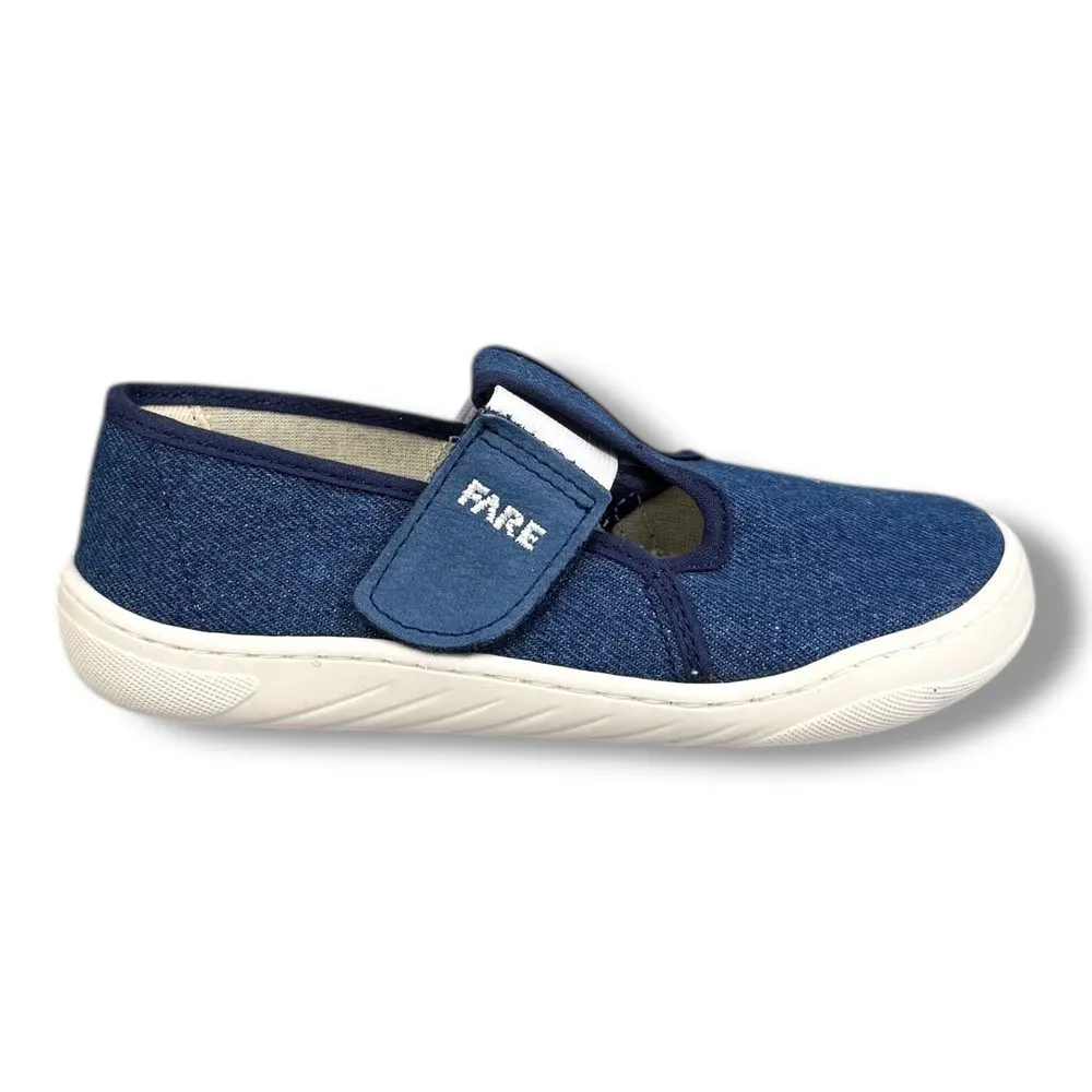 FARE Domácí obuv WIDE  - Denim - 27