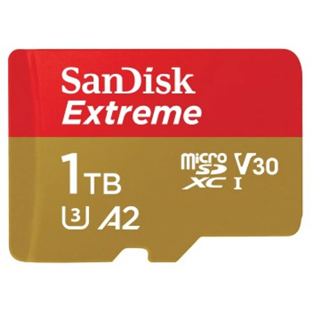 SanDisk micro SDXC karta 1TB Extreme (190 MB/s Class 10, UHS-I U3 V30) + adaptér