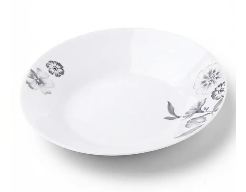 talíř d23cm hluboký SUSANNE, květiny, porcelán