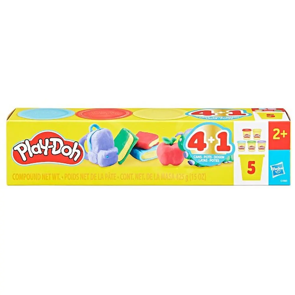 Hasbro play doh back to school balení 5 kelímků, g1860