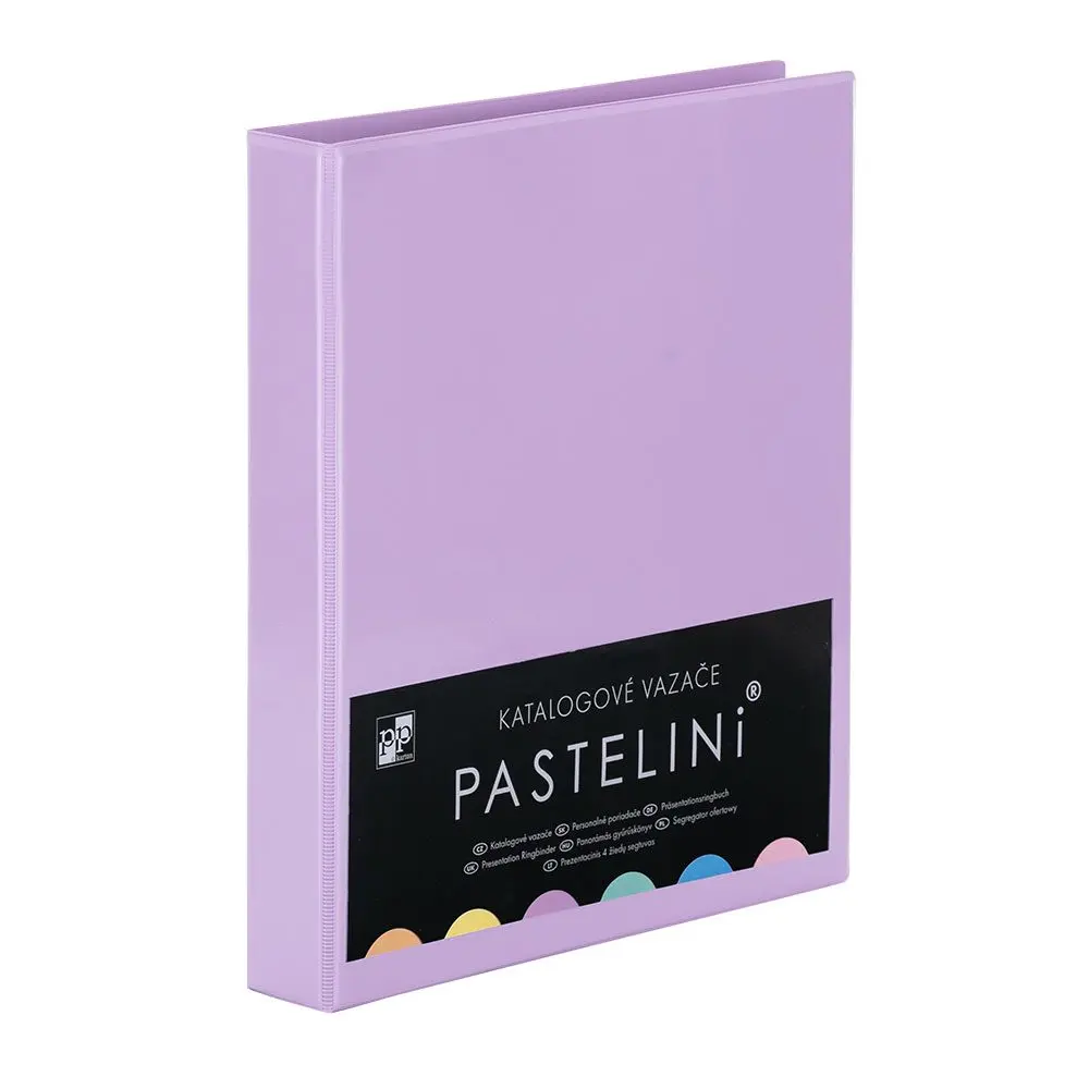 Pořadač A4 4kr. s přední kapsou D30 PASTELINI