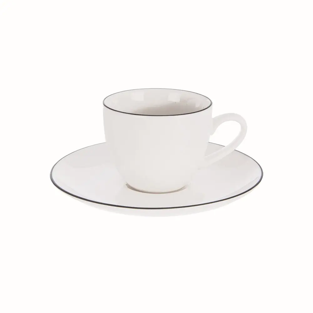 Hrnek s podšálkem Decora espresso 0,1 l 2 ks