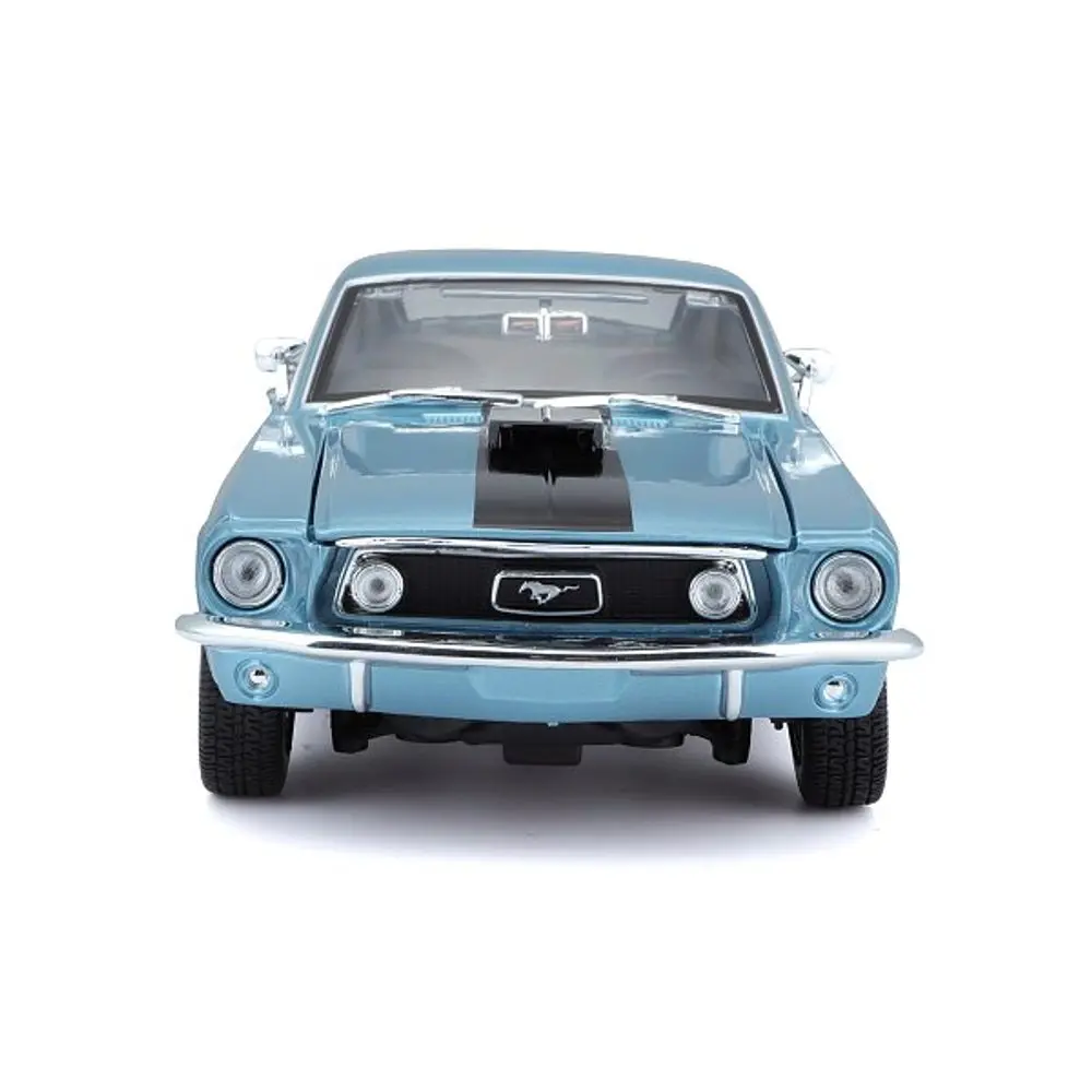 Maisto - Ford Mustang GT Cobra Jet FB 1968, metal modrý, 1:18