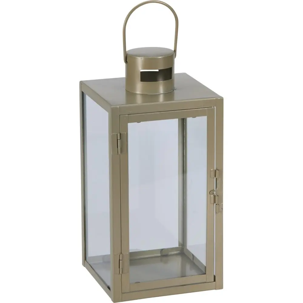 PROGARDEN Lucerna kovová sada 2 ks 18 / 14 cm zelená KO-NB1251580