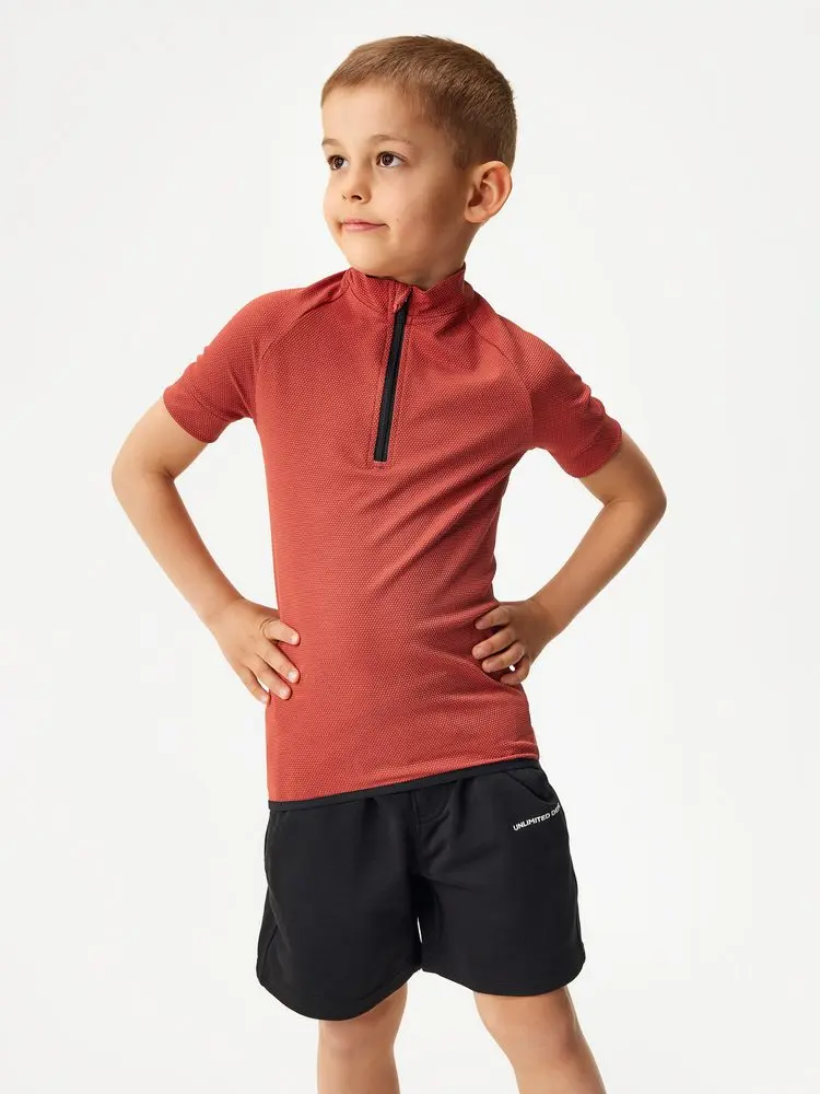 Dětský funkční cyklodres UNUO Cihlová Velikost: