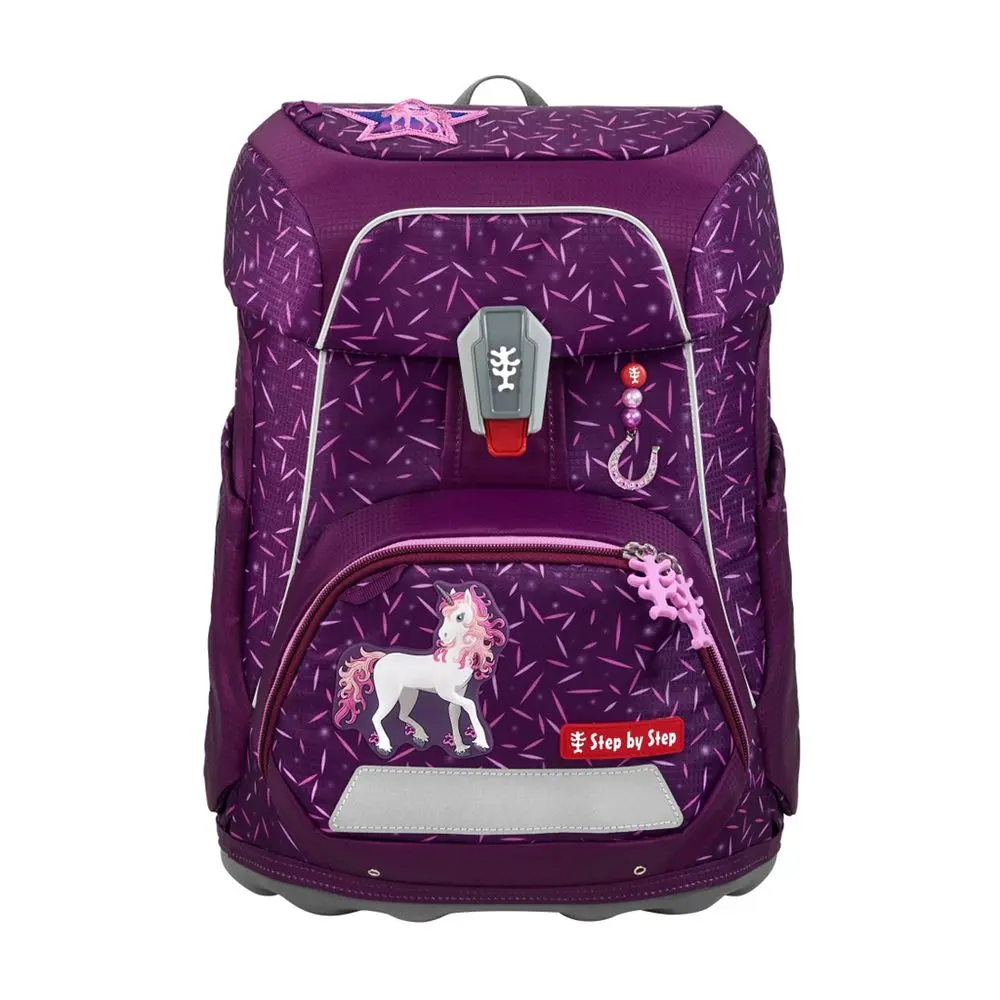 Step by Step Školní aktovka FIT, Pretty Unicorn Nuala - 5 dílný set, AGR certifikát