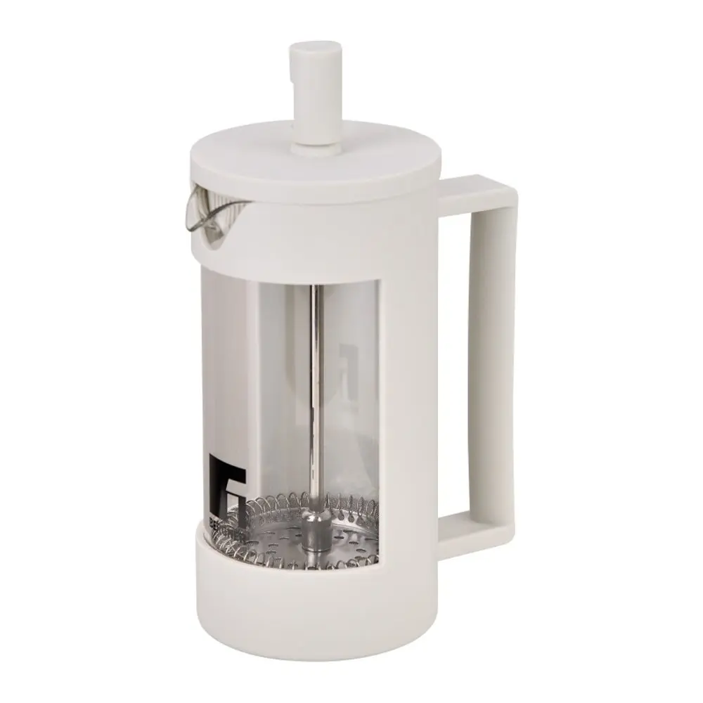 BERGNER Konvice na čaj a kávu LINES French Press 350 ml bílá BG-38360-GY