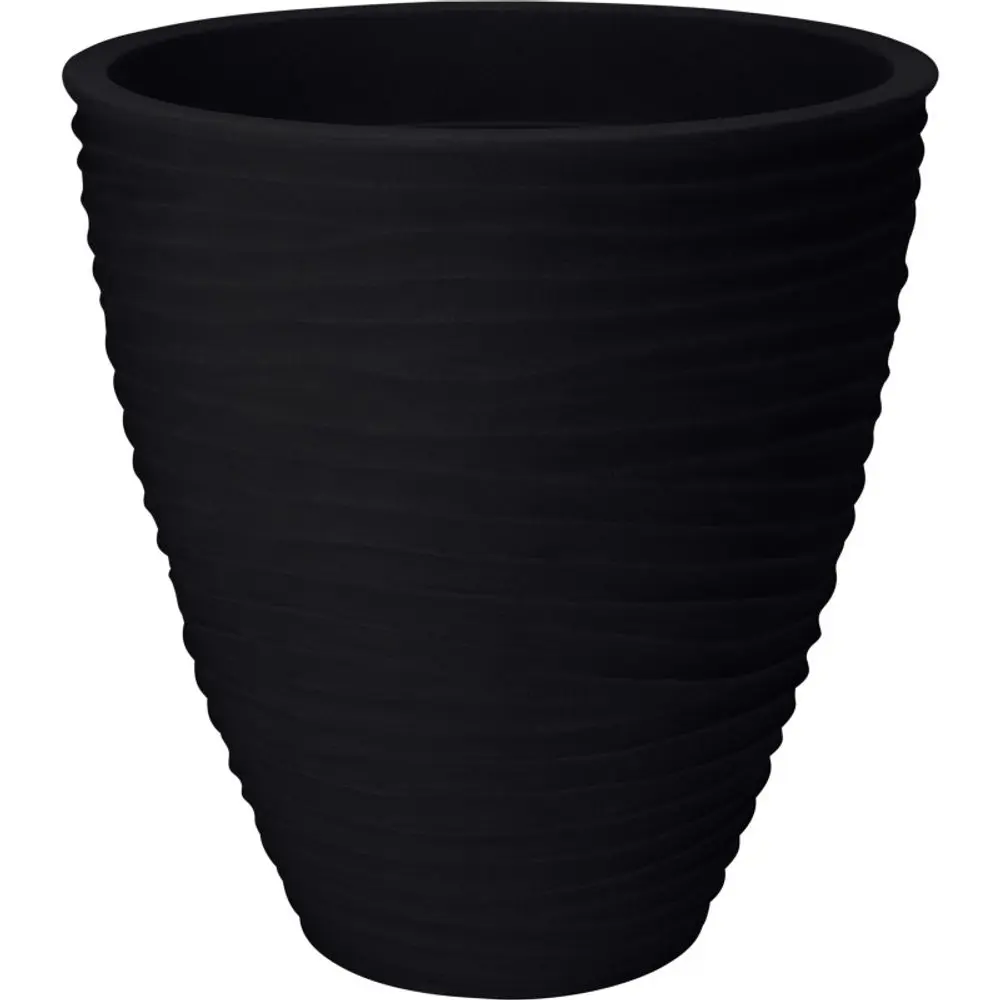 PROGARDEN Květináč venkovní žebrovaný 40 cm antracit KO-Y54201710