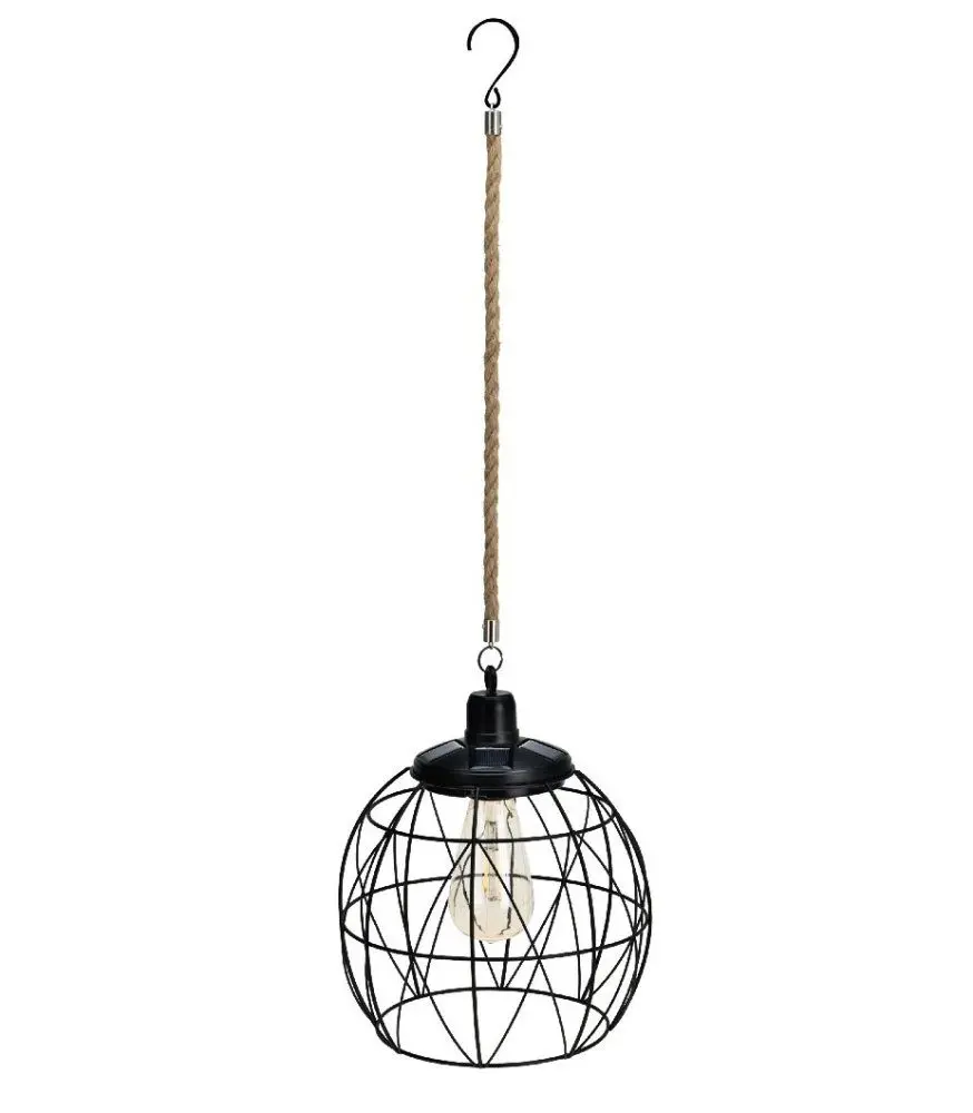 PROGARDEN Solární světlo na zahradu závěsné kulatý design KO-795720330kula