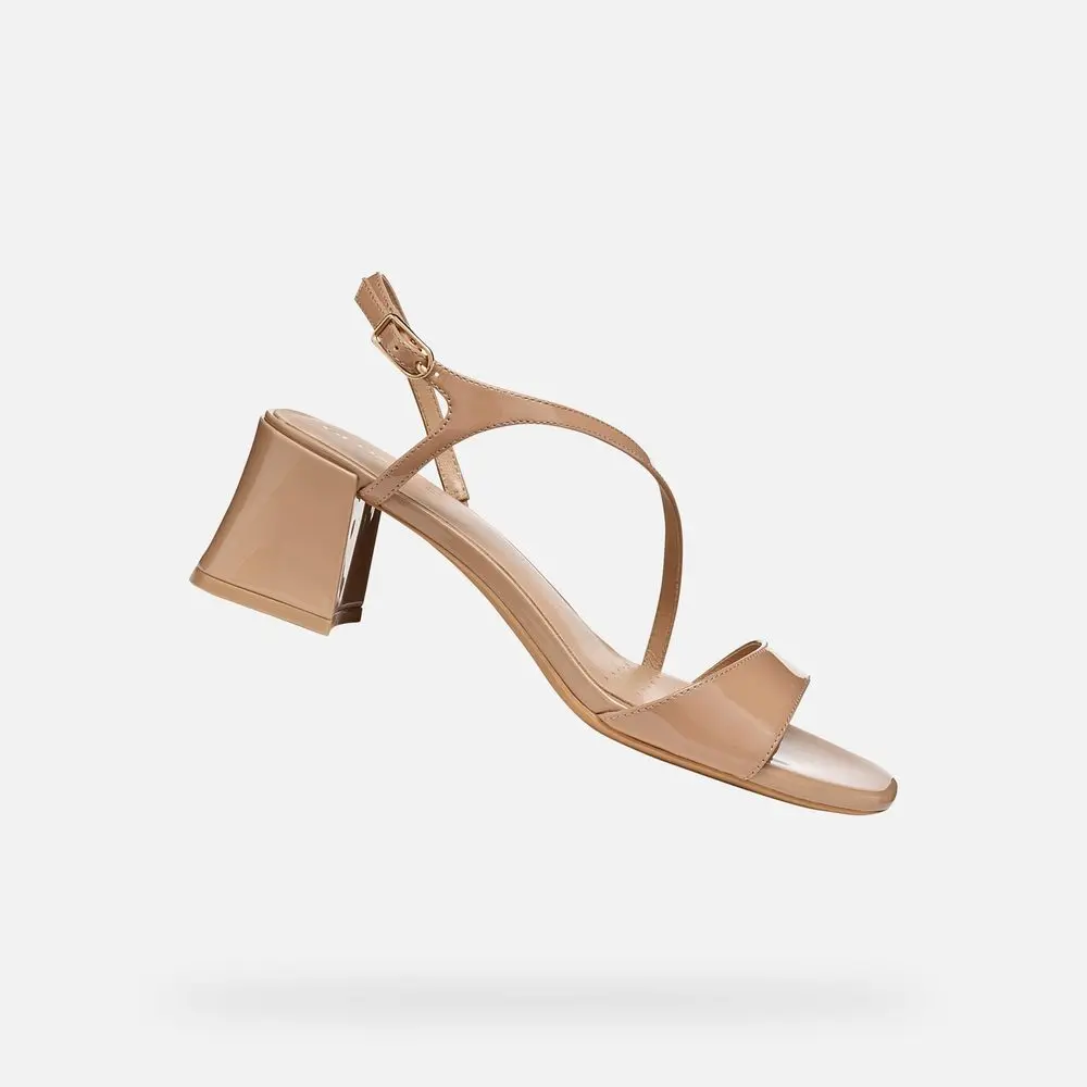 Světle hnědé dámské sandály Geox New Eraklia 50 T01 - 39