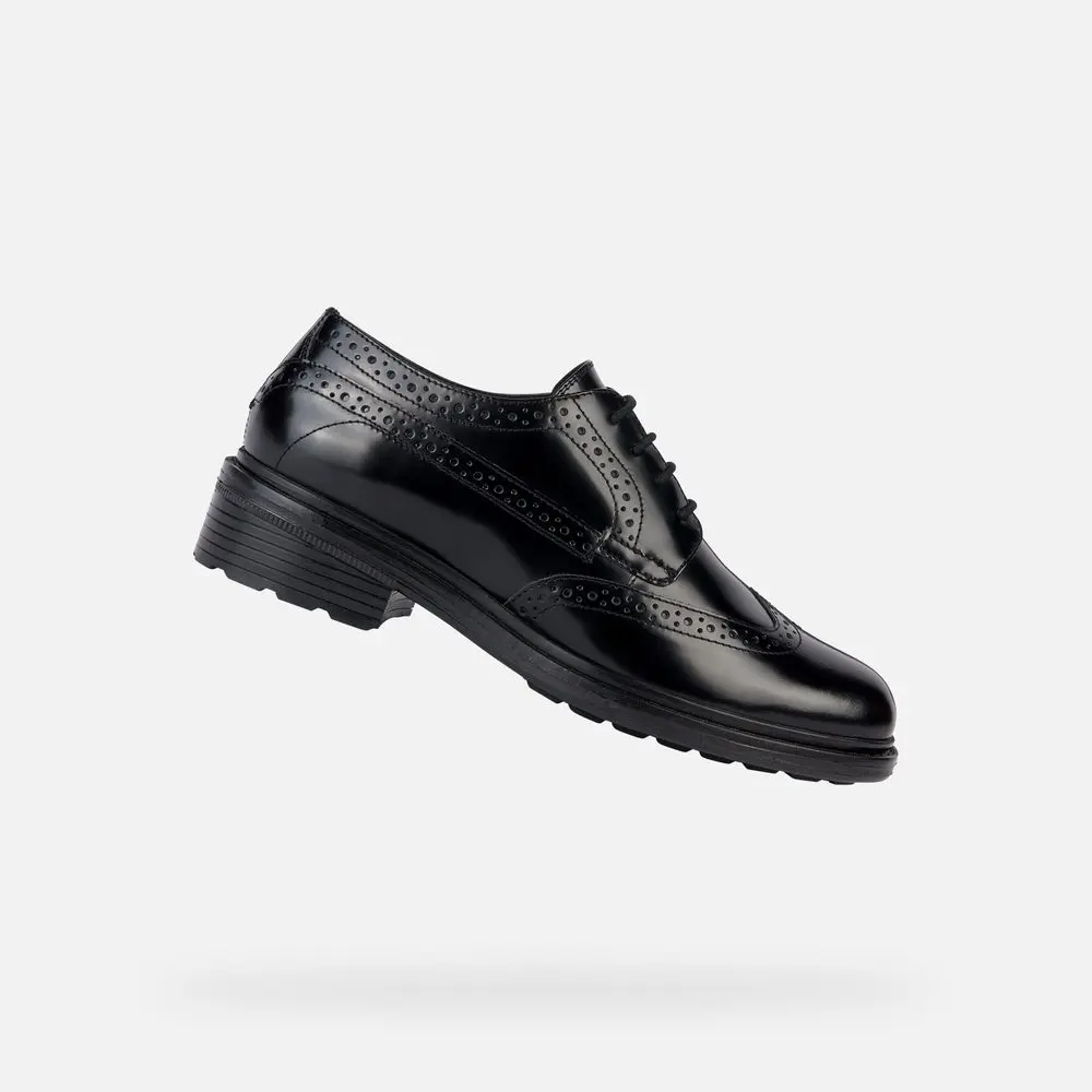 Černé dámské polobotky Geox Walk Pleasure - 39,5