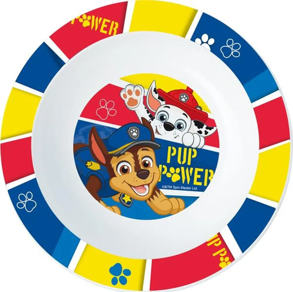 STOR Plastová miska Paw Patrol 16cm modrá