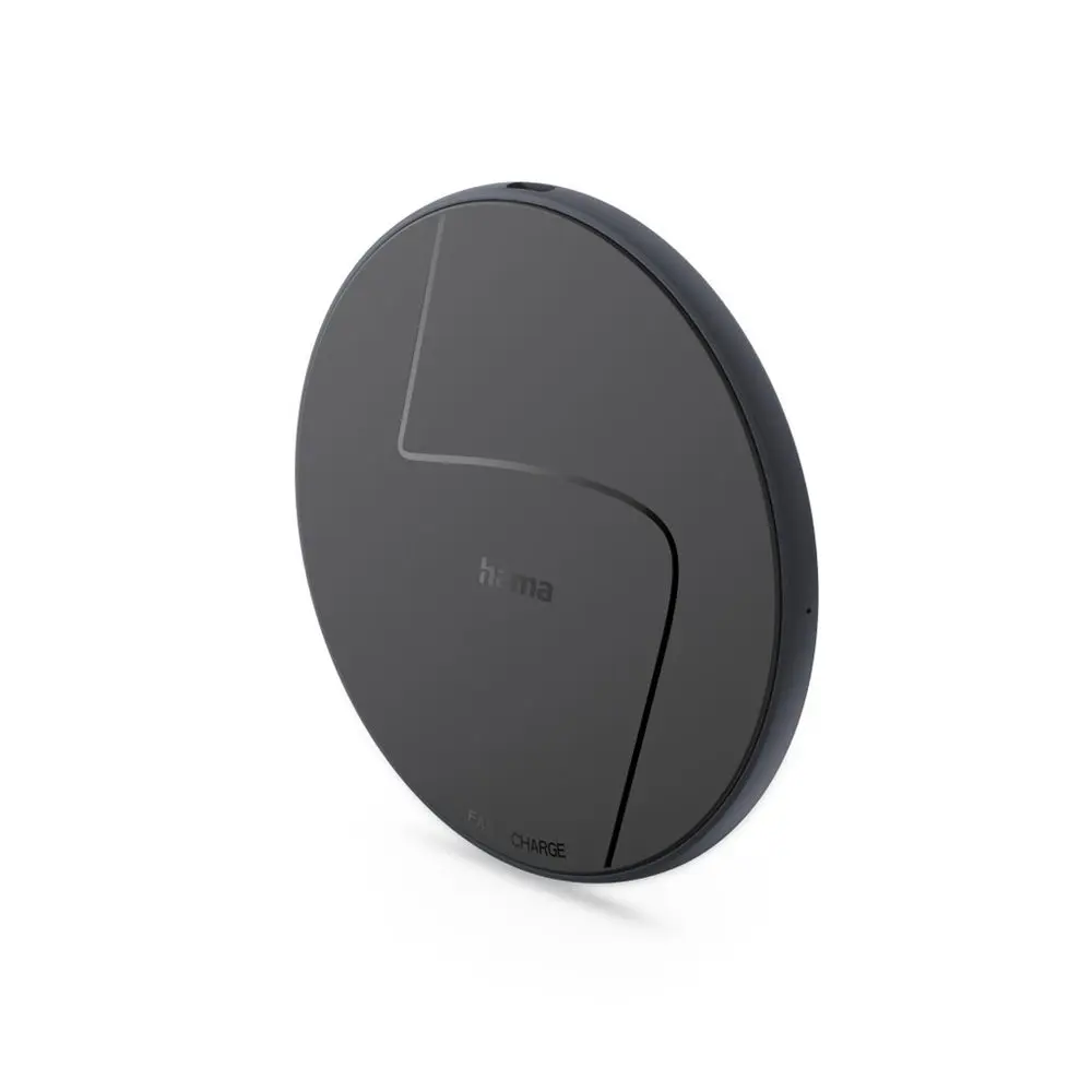 Hama bezdrátová nabíječka Qi 15 W, černá