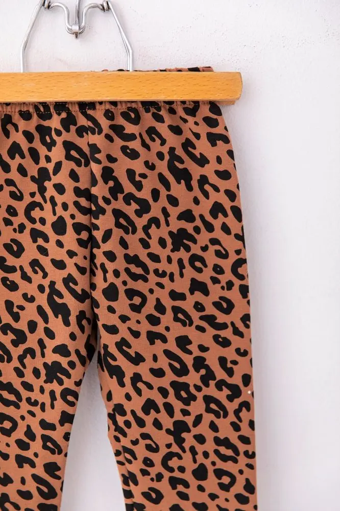 Lily Grey Thermo Legíny Lily Grey leopard hnědý - 98