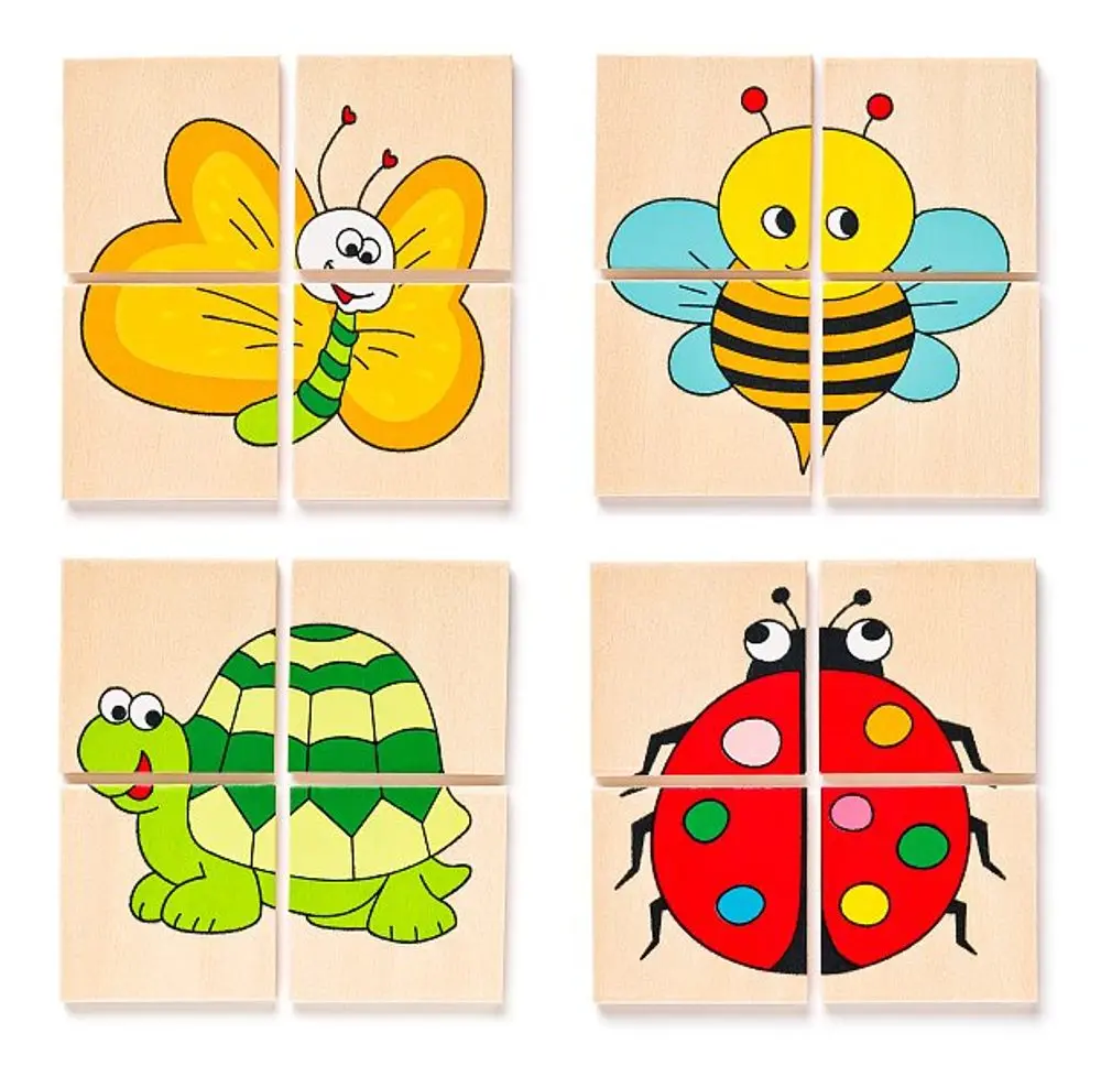 WOODY Mini puzzle "Beruška" v dř. krabičce